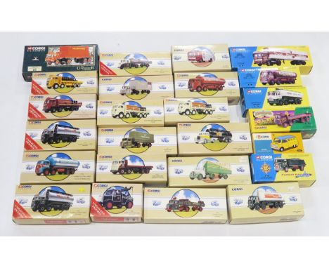 Boxed Corgi Classics model haulage vehicles, to include Connoisseur Collection 22502 MacBraynes Bedford TK Platform Trailer a