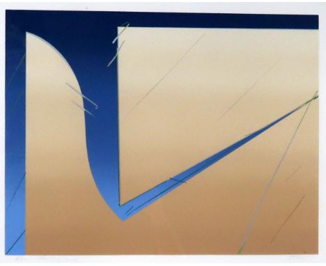 JOHN TAYLOR (SCOTTISH b.1936) THE BIG DROP Print multiple, signed lower right, A/P inscribed lower left, 46 x 56cm Together w