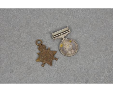 A General Service Medal With Borneo Clasp, awarded to FLT. LT. R. GIFFARD. R.A.F, together with a WWI star, awarded toT4-1093