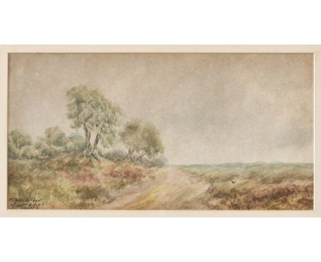 Private Robert N. Shaw (British, early 20th century), The Somme, watercolour, signed and dated lower left "Pte. Robert N. Sha
