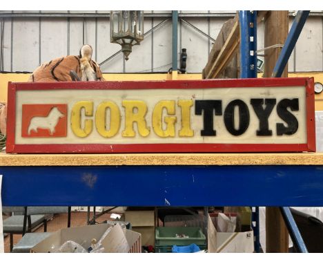 A CORGI TOYS ILLUMINATED LIGHT BOX SIGN 