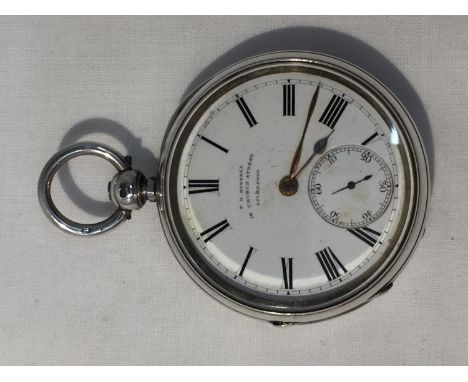 A HALLMARKED LONDON SILVER T R RUSSELL 18 CHURCH STREET LIVERPOOL POCKET WATCH 