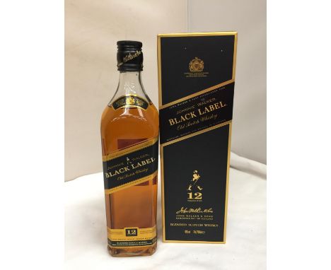 A 70CL BOTTLE OF JOHNNIE WALKER BLACK LABEL 12 YEAR AGED OLD SCOTCH WHISKY 40% VOL. PROCEEDS TO GO TO EAST CHESHIRE HOSPICE 