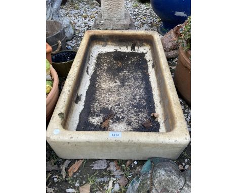 A SALT GLAZED TROUGH 