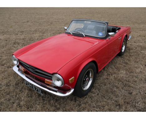 1973 TRIUMPH TR6Registration Number: FDH 675LChassis Number: CR18310Recorded Mileage: TBA2 owners from newCurrently owned sin