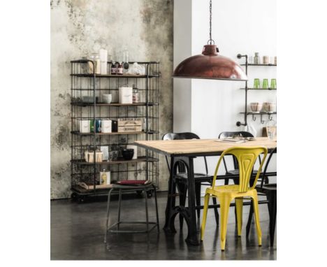 Studio Open Cage Shelving Display This Industrial Style Shelving Unit Makes A Great Book Shelf, Extra Kitchen Storage Unit Or