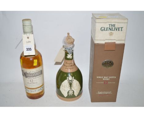 Cragganmore 12 Years Old Single Malt Scotch Whisky, 40% abv, 70cl; The Glenlivet 12 Years Old Single Malt Scotch Whisky, 40% 