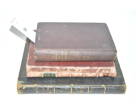 A collection of three old books, comprising: Appendix to Railway Practice; Glossary of Technical Terms, by S.C. Brees, publis