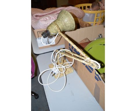 A vintage anglepoise lamp.