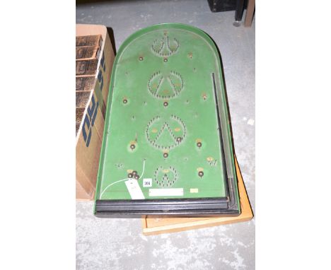 A Corinthian 21S bagatelle board; and another bagatelle board.