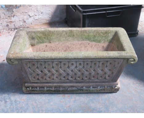 DECORATIVE STONEWARE PLANTER BY COTSWOLD STUDIOS