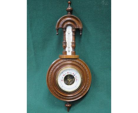 MAHOGANY CASED BAROMETER 