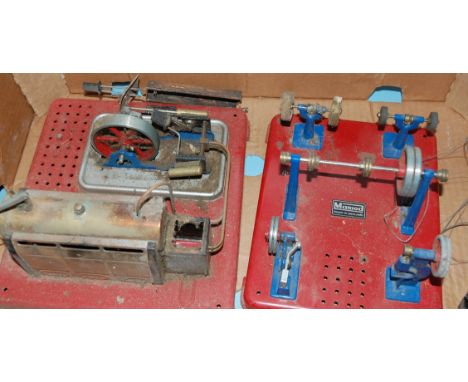 A Mamod stationary steam engine 
