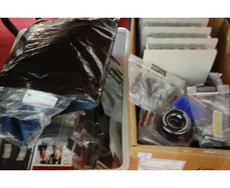 Two boxes of assorted scale model plastic kits