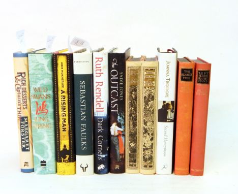 Modern First EditionsFaulks, Sebastian "Birdsong", Hutchinson 1993, insc on ffep, dj pc Mukherjee, Abir"A Rising Man", Harvil