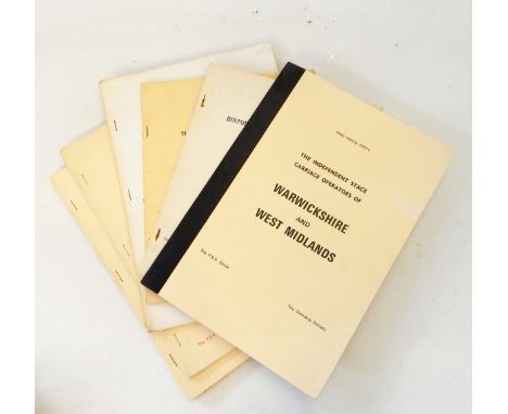 Large quantity of bus related magazines and books including various titles in the 'Buses in Camera' series, a Barton official