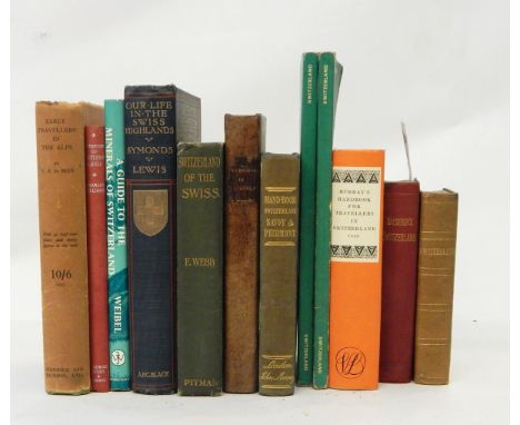 Large quantity of Murrays Handbooks for travellers including central Italy and Rome, Southern Germany, Norway, Russia, Poland