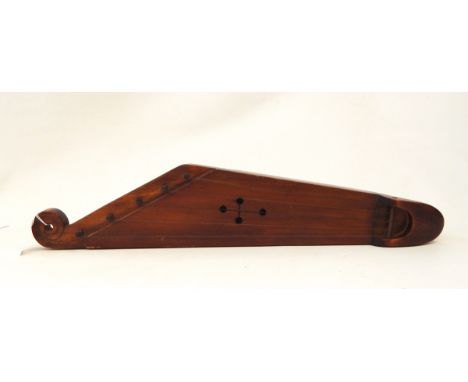 Five-string kantele, a Finnish folk instrument, of uncertain date, possibly 19th century