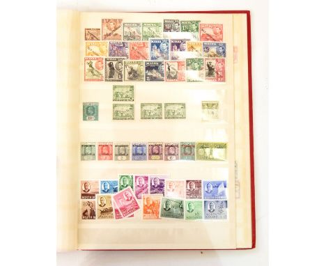 Two albums of first day covers including military, continental, etc., mint stockbook to £1, four albums of miscellaneous cove