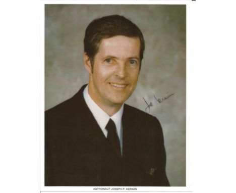 Astronaut Jo Kerwin signed 10 x 8 inch colour portrait photo Space Shuttle NASA.  Good Condition. All autographed items are g