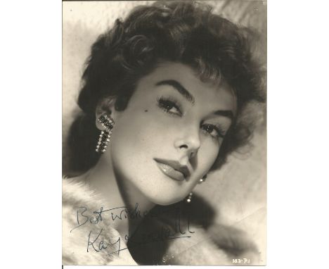 Kay Kendall signed 10x8 vintage photo. (21 May 1927 - 6 September 1959) was an English actress and comedienne.  Good Conditio