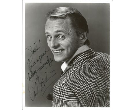 Frank Gorshin signed vintage 10x 8 inch b w photo to John.  Good Condition. All autographed items are genuine hand signed and