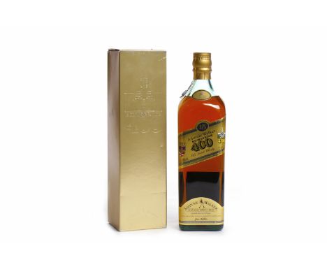 JOHNNIE WALKER KILMARNOCK 400 AGED 15 YEARSBlended Scotch WhiskyBottled to celebrate the 400th anniversary of Kilmarnock rece