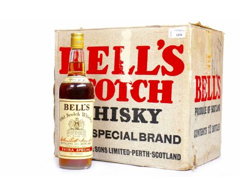 BELL'S EXTRA SPECIAL (12)Blended Scotch WhiskyEach bottle is individually numbered. 26 2/3 fl.oz., 70° proof, in original cas