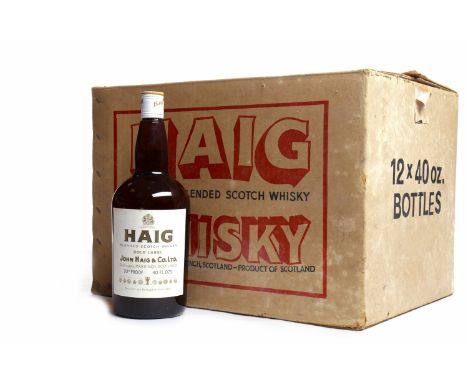 HAIG GOLD LABEL (12)Blended Scotch Whisky40 fl.oz, 70° proof, in original case.12 bottles.   CONDITION REPORT:  Very good