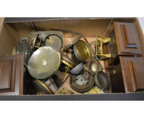 Replacement mantle clock cases, clock movements and crystals