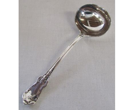 Victorian silver ladle London 1865 weight 2.69 ozt