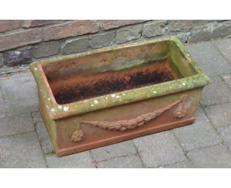 Terracotta trough