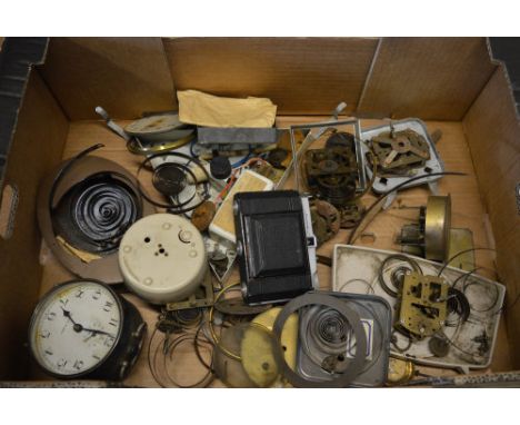 Clock movements and parts
