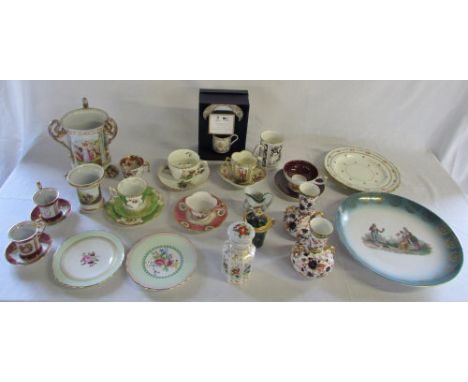 Assorted ceramics inc Coalport and Royal Worcester