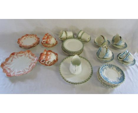 Assorted vintage part tea services inc Chapman's and Clifton W H & S