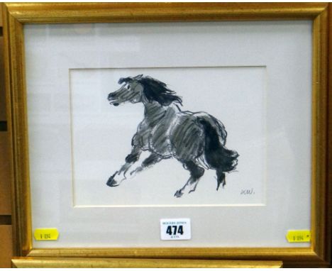 SIR KYFFIN WILLIAMS RA framed print of a horse