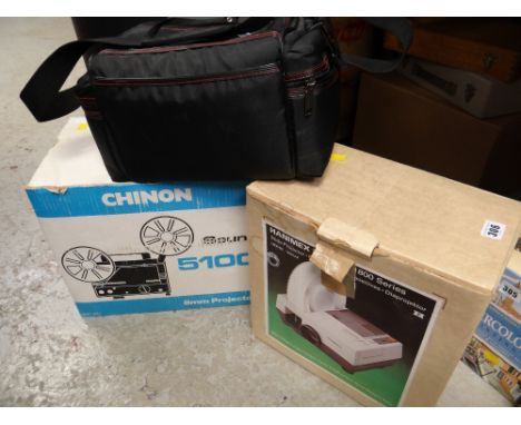 Collection of vintage cine equipment & slide projector etc