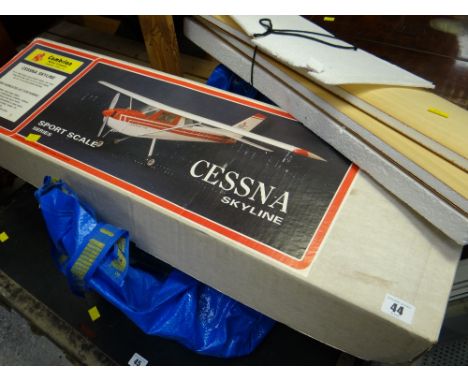 A Cessna Skyline remote control model airplane