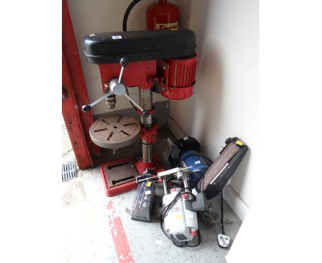 A pillar drill, a router, a bench grinder etc E/T