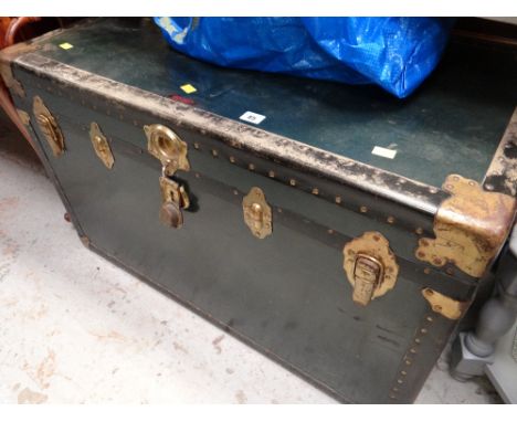 A good Macy Associates Herald Luggage steamer trunk