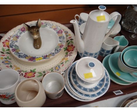 Vintage Poole teaware, Royal Tuscan coffee set, royal commemorative ware etc