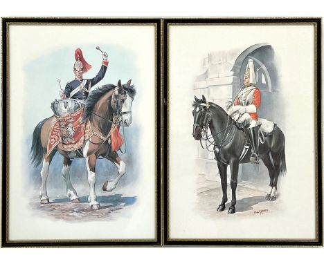 After Harry Payne - "One O'clock Sundays, Infantry of the Line, the 11th Hussars and the 7th Dragoon Guards", inscribed and p