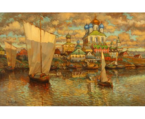 Konstantin Ivanovic Gorbatov. 1876 Stavropol-na-Volge (Tol'jatts) - 1945 Berlin. Emigrierte 1924 nach Italien. Ab 1928 in Ber