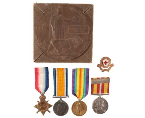 1914/15 TRIO AND PLAQUE TO 2ND LIEUTENANT WHITTLE DURH L I 1914/15 Star correctly impressed 2.Lieut A D Whittle Durh L IBriti