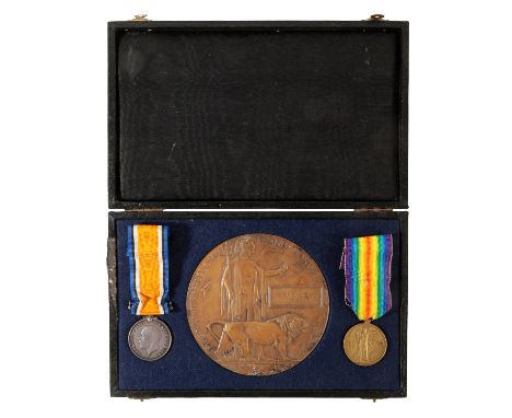 GREAT WAR CASUALTY GROUP TO SECOND LIEUTENANT AUTERAC 28TH MGC Pair - correctly impressed 2. Lieut R S AuteracPlaque - Robert