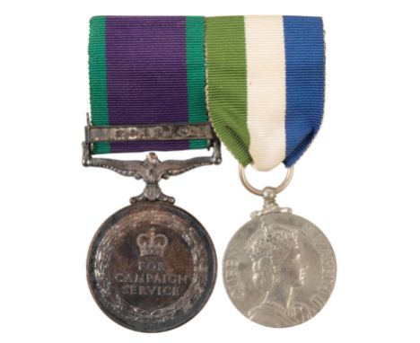 A PAIR TO SUB LIEUT P R FAULKS RN A helicopter pilot killed in 1975 with Sir Tommy Sopwith's Daughter in LawCSM Borneo correc