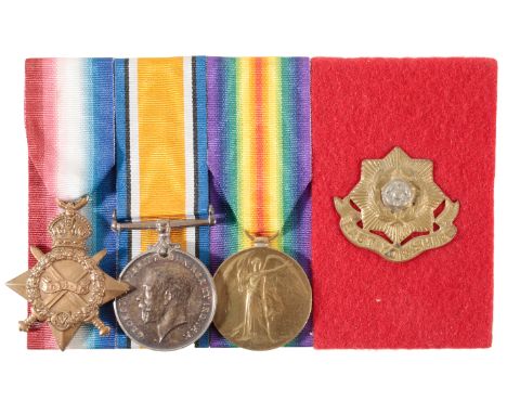 1914/15 TRIO TO 11307 PTE J CROWTHER E YORK R 1914/15 Star, correctly impressed 11307 Pte J Crowther E York RBritish War Meda