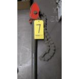 Armstrong Chain Pipe Wrench.