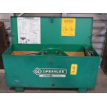 Greenlee Portable Hydraulic Bender, Mdl 885, For 1 1/4'' Thru 5'' Rigid Steel And Aluminum Conduit.
