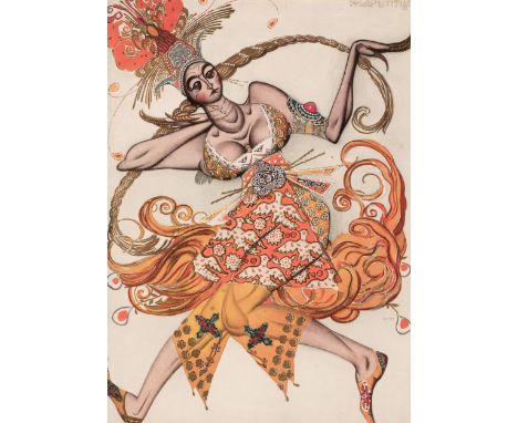 Levinson (Andre). Bakst. The Story of the Artist's Life, London: The Bayard Press, 1923, number 239 of 315 copies, 68 plates 